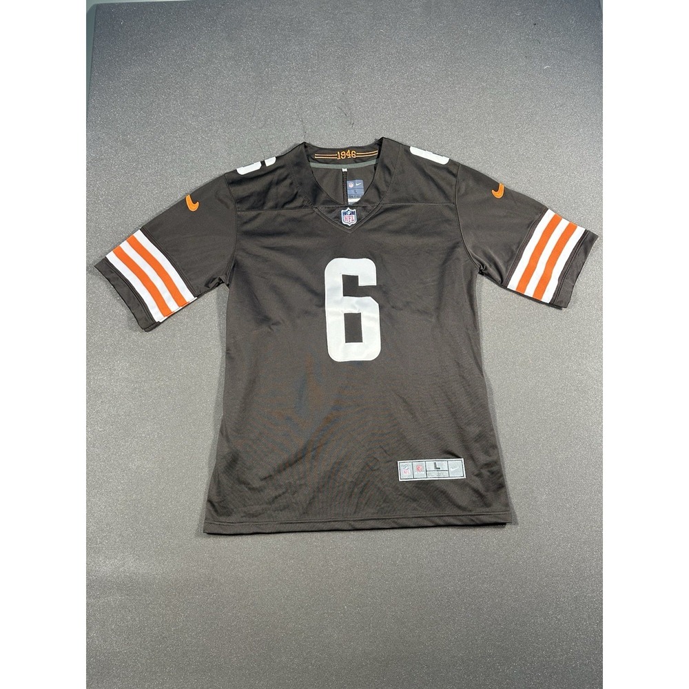 NFL Cleveland Browns Baker Mayfield On Field 1946 Large Brown Jersey #6